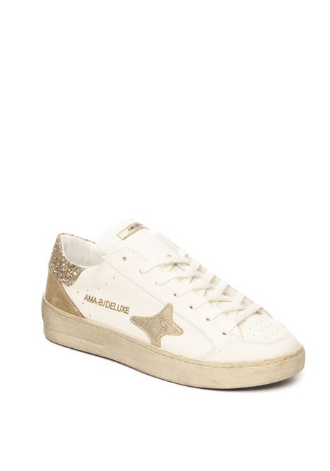 Beige/white logo sneaker AMA BRAND DELUXE | 2944SLAM-BEIGE